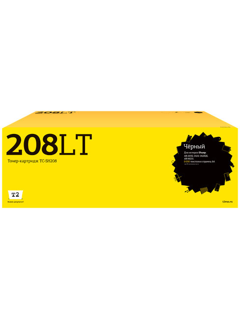 Совместимый Лазерный картридж T2 TC-SH208 для принтера Sharp, черный