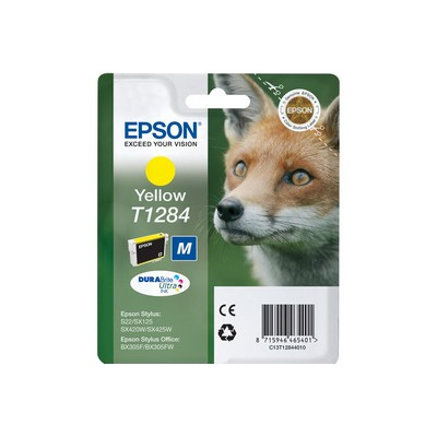 Картридж EPSON T1284 желтый для S22/SX125/SX425/BX305
