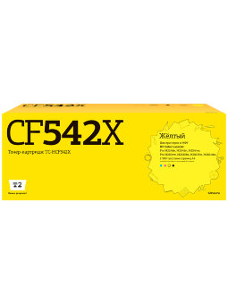 Совместимый Лазерный картридж T2 TC-HCF542X для принтера HP, желтый