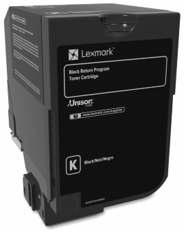 Картридж Lexmark с тонером черного цвета высокой емкости для организаций (25 000) 84C5HKE