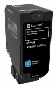 Картридж Lexmark с тонером голубого цвета высокой емкости для организаций (16 000) 84C5HCE