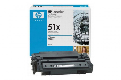 Картридж лазерный HP Q7551X черный (13000стр.) для HP LJ P3005/M3035/M3027 оригинальный