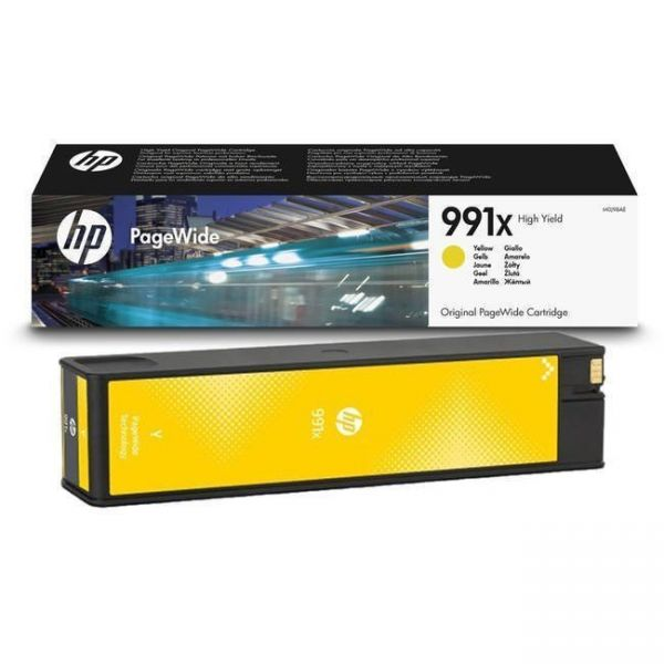 Картридж HP 991X струйный желтый увеличенной емкости (16000 стр)