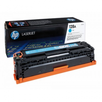 Картридж HP 128A лазерный голубой (1300 стр)