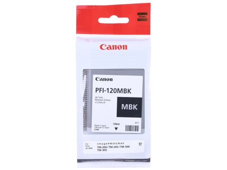 Картридж Canon PFI-120MBK черный матовый оригинальный