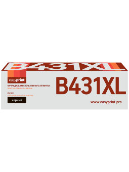 Совместимый Лазерный картридж EasyPrint LO-431XL для принтера OKI, черный
