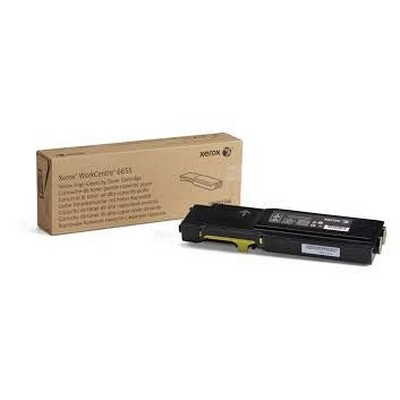 Тонер-картридж XEROX WC 6655 желтый (7.5K)