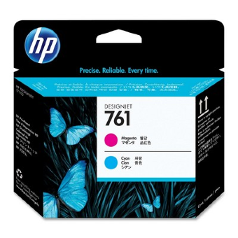 Печатающая головка HP 761 пурпурная и голубая