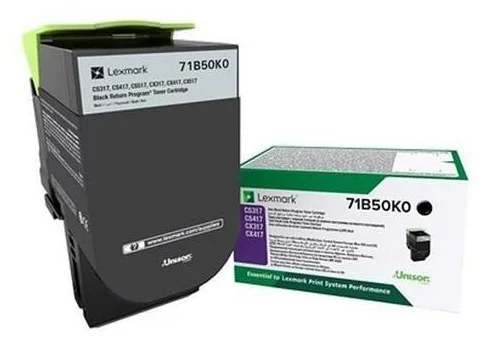 Картридж Lexmark с тонером черного цвета в рамках программы возврата CS317dn, CS417dn, CS517de, CX317dn, CX417dn, CX517