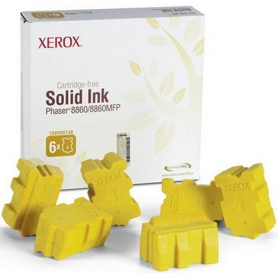 Тонер-картридж XEROX PHASER 8860 yellow (o) 6шт.