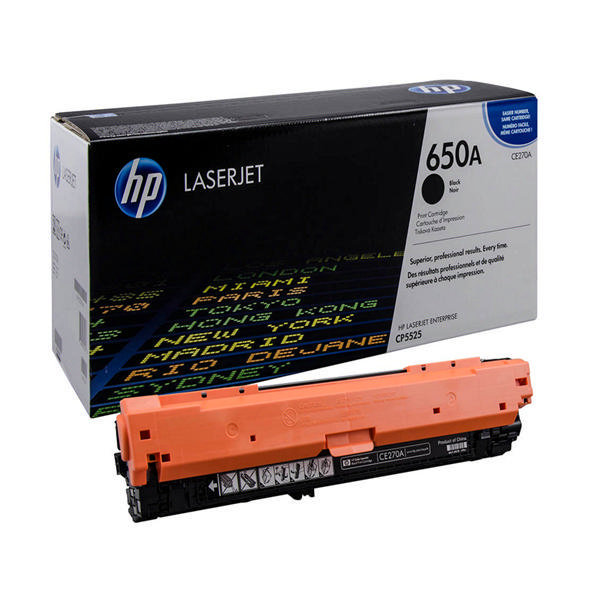 Картридж HP 650A лазерный черный (13500 стр)