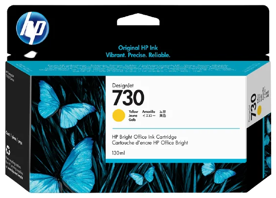Картридж HP 730 струйный желтый (300 мл)