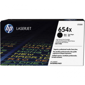 Картридж HP 654X лазерный черный увеличенной емкости (20500 стр)