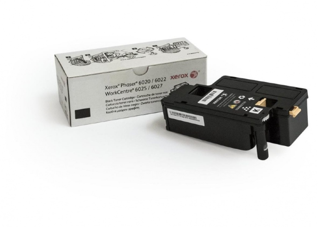 Тонер-картридж XEROX Phaser 6020/22/WC 6025/27 черный (2K)