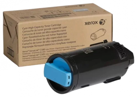 Тонер-картридж XEROX VersaLink C500/C505 голубой metered