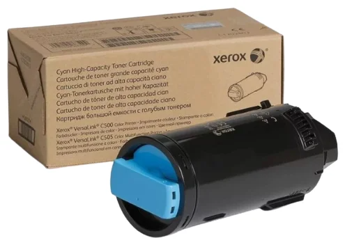 Тонер-картридж XEROX VersaLink C500/C505 голубой metered