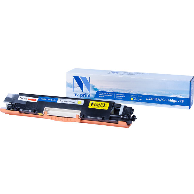 Картридж NVP совместимый NV-CE312A/NV-729 желтый для HP