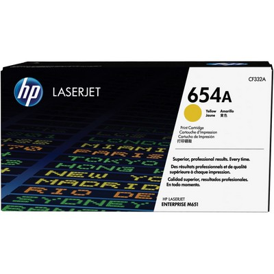 Картридж HP 654A лазерный желтый (15000 стр)