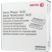 Принт-картридж XEROX Phaser 3020/WC 3025 1.5K упаковка 2 шт.