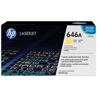 Картридж HP 646A лазерный желтый (12500 стр)