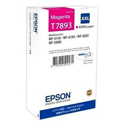 Картридж EPSON T7893 пурпурный экстраповышенной емкости для WF-5110DW/5620DWF