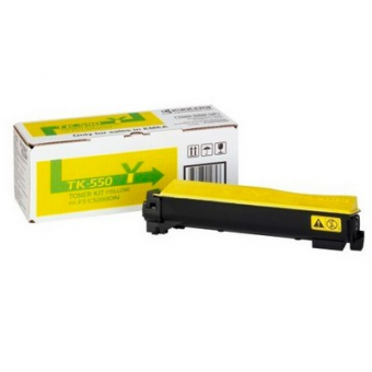 Тонер-картридж TK-550Y 6 000 стр. Yellow для FS-C5200DN