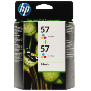 Картридж HP 57 струйный трехцветный упаковка 2шт (2*500 стр)