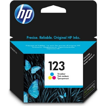 Картридж HP 123 струйный трехцветный (100 стр)