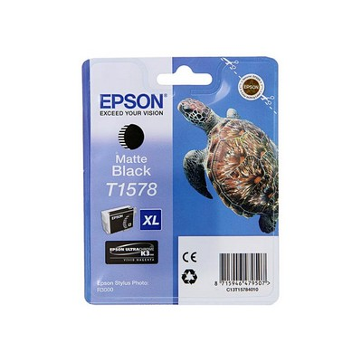 Картридж EPSON T1578 черный матовый для R3000