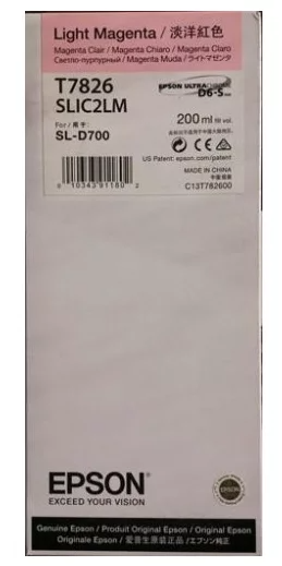 Картридж EPSON T7826 светло-пурпурный для SureLab SL-D700