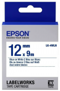Термотрансферная лента EPSON LK4WLN 12мм x 9м,  Blue/Wht