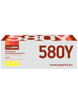 Совместимый Лазерный картридж EasyPrint LK-580Y для принтера Kyocera, желтый