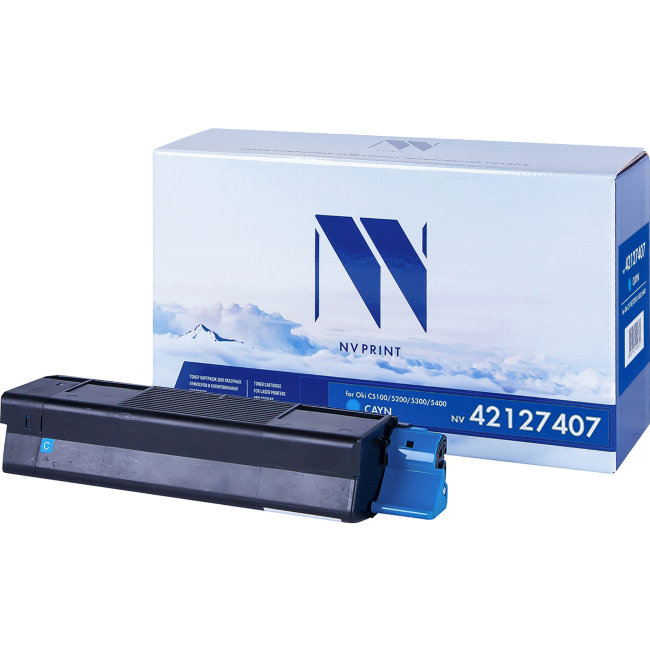 Картридж NVP совместимый NV-42127407 зеленый для Oki
