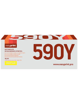 Совместимый Лазерный картридж EasyPrint LK-590Y для принтера Kyocera, желтый
