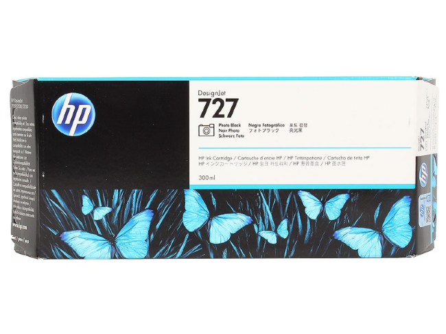 Картридж HP 727 струйный черный (300 мл)