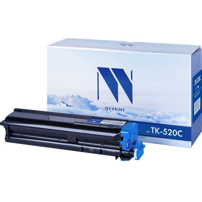 Картридж NVP совместимый NV-TK-520 голубой для Kyocera