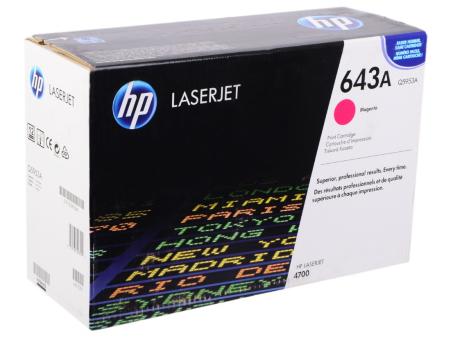 Картридж HP 643A лазерный пурпурный (10000 стр)