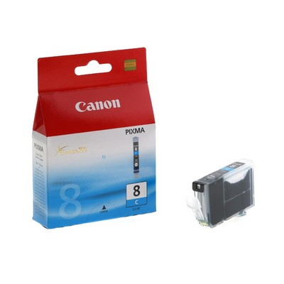 Картридж CANON CLI-8 C голубой, 13 мл, 250 стр