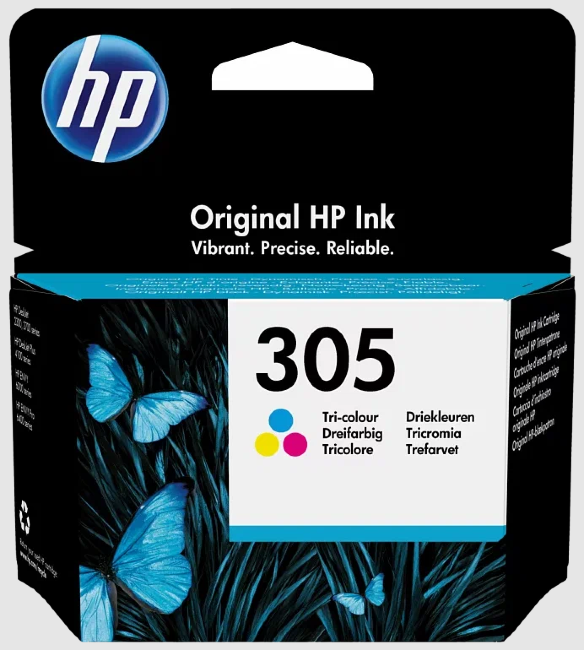 Картридж HP 305 струйный трёхцветный (100 стр)