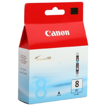 Картридж CANON CLI-8 PC фото-голубой, 13 мл, 200 стр