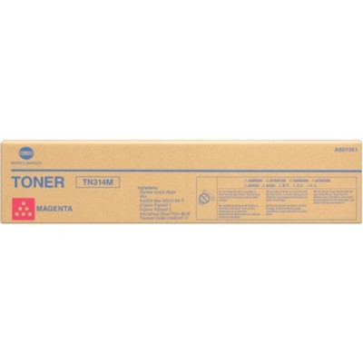 Тонер Konica-Minolta bizhub C353/353P красный TN-314M (o)