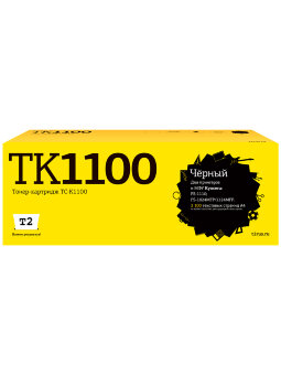 Совместимый Лазерный картридж T2 TC-K1100 для принтера Kyocera, черный