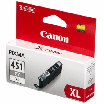 Картридж CANON CLI-451XL GY серый, увеличенной емкости 11 мл, 660 стр
