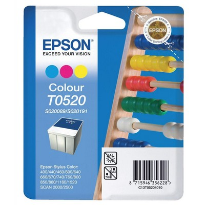 Картридж EPSON T0520 цветной для SC400/SC600/SC800/SC1160/SC1520