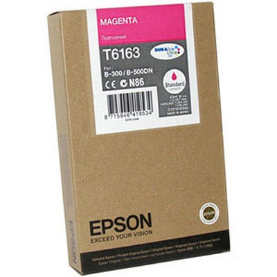 Картридж EPSON T6163 пурпурный для B300/B500
