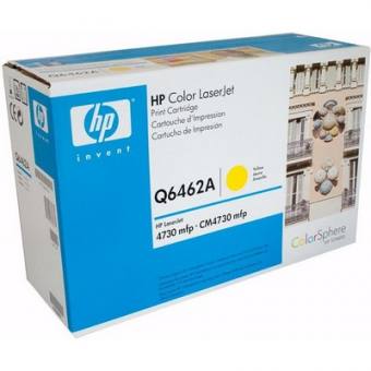 Картридж HP 644A лазерный желтый (12000 стр)