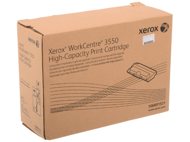 Картридж Xerox 106R01531 черный, оригинальный