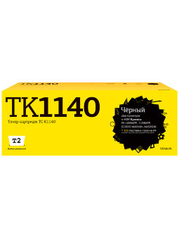 Совместимый Лазерный картридж T2 TC-K1140 для принтера Kyocera, черный