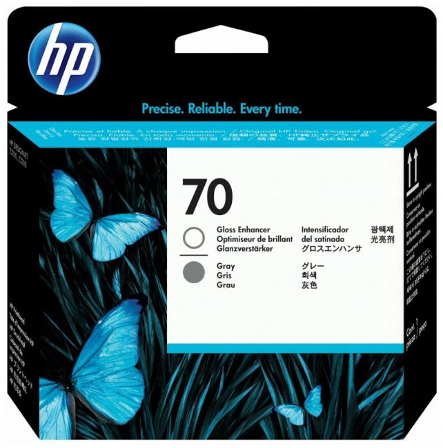 Печатающая головка HP 70 серая и усилитель глянца (16000 стр)