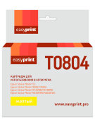 Совместимый Струйный картридж EasyPrint IE-T0804 для принтера Epson, желтый